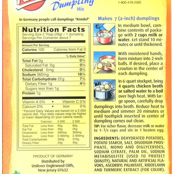 Panni Bavarian Potato Dumpling Mix, 6.88 Oz - Fred Meyer